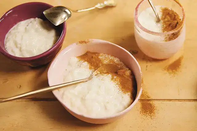 Arroz-doce cremoso