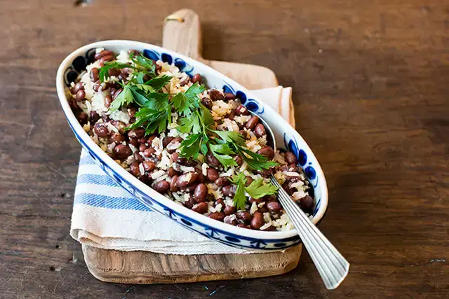 Mexidinho de arroz com feijão