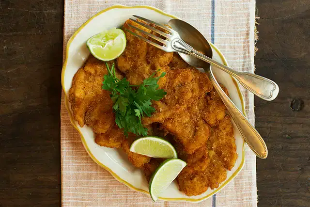 Paillard de frango à milanesa